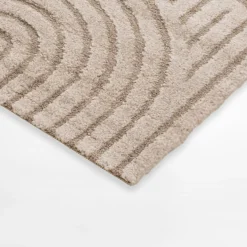 inny Dywanik geometryczny INSPIRATION, szaro-lniany, 60x120 cm