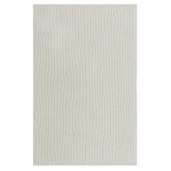 Dywanik geometryczny kremowy OSLO 50x80 cm