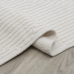 Dywanik geometryczny kremowy OSLO 50x80 cm