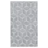 Dywaniki|inny Dywanik geometryczny szary TULSA 60x100 cm