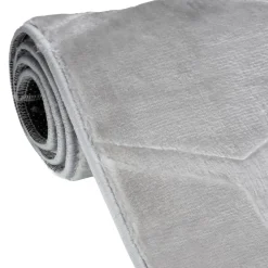 Dywaniki|inny Dywanik geometryczny szary TULSA 60x100 cm