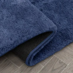 Dywany Rabbit|Dywany Shaggy| Dywanik HONEY RABBIT blue 60x100 cm