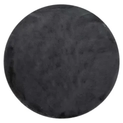 Dywany Z Krótkim Włosiem| Dywanik NEBBIA CIRCLE CIEMNY SZARY 80x80 cm