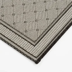 Dywaniki|Dywany Zewnętrzne| Dywanik płaskotkany szary JUTA 50x80 cm