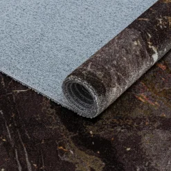 Dywanik połyskujący z frędzlami złoty COSMIC 60x100 cm