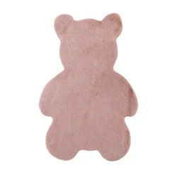 Dzieci inny Dywanik różowy RABBIT BEAR FUNNY 60x90 cm