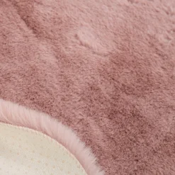 Dzieci inny Dywanik różowy RABBIT BEAR FUNNY 60x90 cm