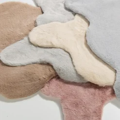 Dzieci inny Dywanik różowy RABBIT FUTRZAK 60x90 cm