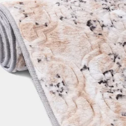 Dywany Z Krótkim Włosiem|inny Dywanik szarobeżowy PRZECIERKA VISION 3D 67x100 cm