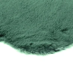 Dzieci Dywanik w kształcie kwiatka zielony NEBBIA 60x60 cm