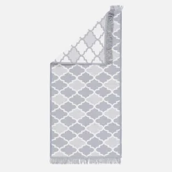 Dywaniki|inny Dywanik w marokański wzór szary ALBORG 50x80 cm