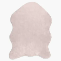 Dywaniki|inny Dywanik ze sztucznego futra RABBIT beżowy, 60x90 cm