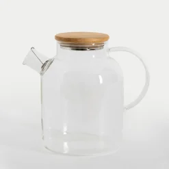 Dzbanki I Karafki|inny Dzbanek szklany z bambusową pokrywą 1,8 l
