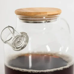 Dzbanki I Karafki|inny Dzbanek szklany z bambusową pokrywą 1,8 l
