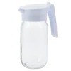 Dzbanki I Karafki| Dzbanek szklany z pokrywką 1L