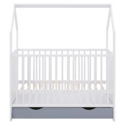 Dzieci Łóżeczko ze stelażem LOEN 60x120 cm