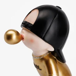 Figurki Dekoracyjne|inny Figurka czarno-złota CHŁOPIEC