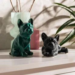 Figurki Dekoracyjne|inny Figurka dekoracyjna czarna PIES 10 cm