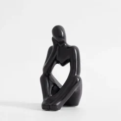 inny Figurka dekoracyjna czarna MYŚLĄCY CZŁOWIEK 19 cm