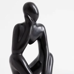 inny Figurka dekoracyjna czarna MYŚLĄCY CZŁOWIEK 19 cm