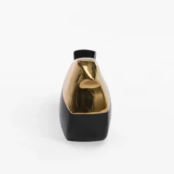 inny Figurka dekoracyjna czarno-złota PTAK