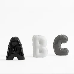 inny Figurka dekoracyjna LITERA B biała