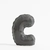 Figurki Dekoracyjne|inny Figurka dekoracyjna LITERA C szara