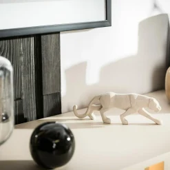 Figurka dekoracyjna PANTERA GEOMETRYCZNA 24x8 cm MIX