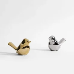 inny Figurka dekoracyjna PTAK złota