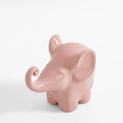 inny Figurka dekoracyjna SŁOŃ różowa