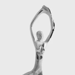 Figurki Dekoracyjne|inny Figurka dekoracyjna srebrna JOGA MIX 35 cm