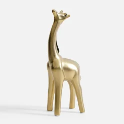 inny Figurka dekoracyjna ŻYRAFA złota