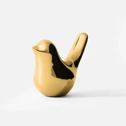 inny Figurka dekoracyjna złota PTAK 8 cm