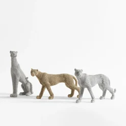 Figurka dekoracyjna złota PANTERA