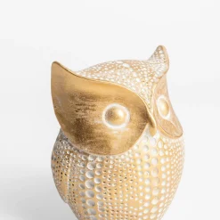 Figurki Dekoracyjne|inny Figurka dekoracyjna złota SOWA 12 cm