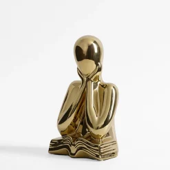 inny Figurka dekoracyjna złota 20 cm