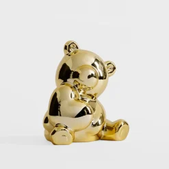 Figurki Dekoracyjne|inny Figurka dekoracyjna złoty miś 12,8 cm