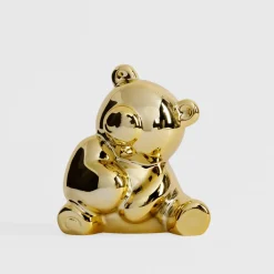 Figurki Dekoracyjne|inny Figurka dekoracyjna złoty miś 12,8 cm