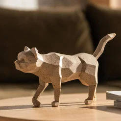 Figurki Dekoracyjne|inny Figurka KOT geometryczny MIX 15 cm