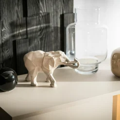 Figurki Dekoracyjne| Figurka SŁOŃ geometryczny 25x15 cm MIX