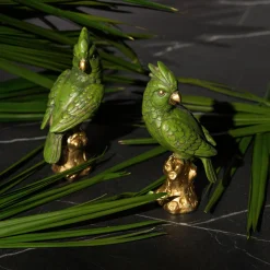 inny Figurka zielona PAPUGA MIX