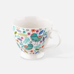 Filiżanki I Spodki|Altom Filiżanka na nóżce JUMBO FOLK 350 ml