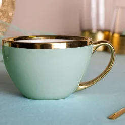 Filiżanka porcelanowa Jumbo AURORA GOLD 400 ml