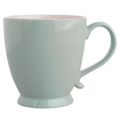 Filiżanka porcelanowa na nóżce miętowa Jumbo URBAN 400 ml