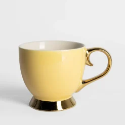 Filiżanka porcelanowa na nóżce Jumbo AURORA GOLD 400 ml