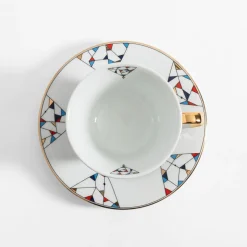 Porcelana Bogucice Filiżanka ze spodkiem ARLEKIN 250 ml