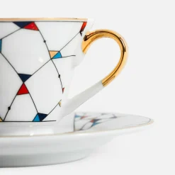 Filiżanki I Spodki|Porcelana Bogucice Filiżanka ze spodkiem ARLEKIN 90 ml