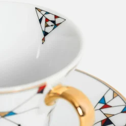 Filiżanki I Spodki|Porcelana Bogucice Filiżanka ze spodkiem ARLEKIN 90 ml