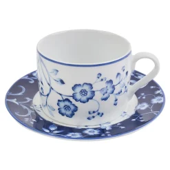 Filiżanki I Spodki|Porcelana Bogucice Filiżanka ze spodkiem EVIA BLUE 220 ml