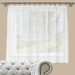 Firany, Zasłony I Akcesoria| Firana DIANA z taśmą marszczącą 290x160 cm